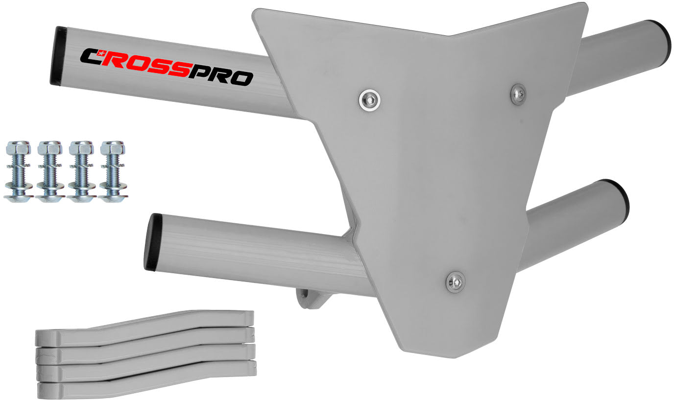 Crosspro - Front Bumper Waspe For Yamaha YFM 350 Raptor-White Tube / White Plate