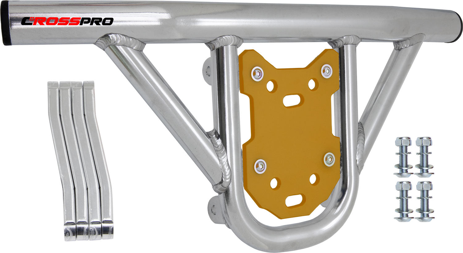 Crosspro - Front Bumper Hat For SMC Ram 520-Polish Tubo / Yellow Plate