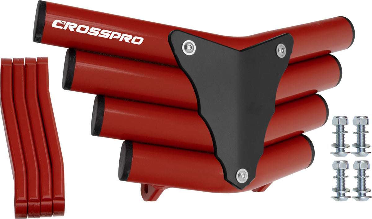 Crosspro - Front Bumper Corot For Polaris Outlaw 500-Red Tube / Black Plate
