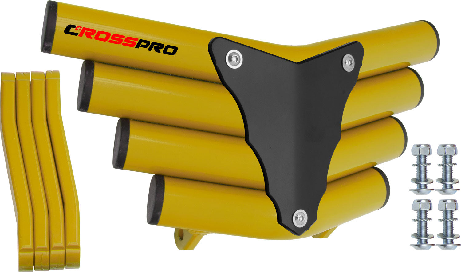 Crosspro - Front Bumper Corot For Polaris Outlaw 525-Yellow Tube / Black Plate
