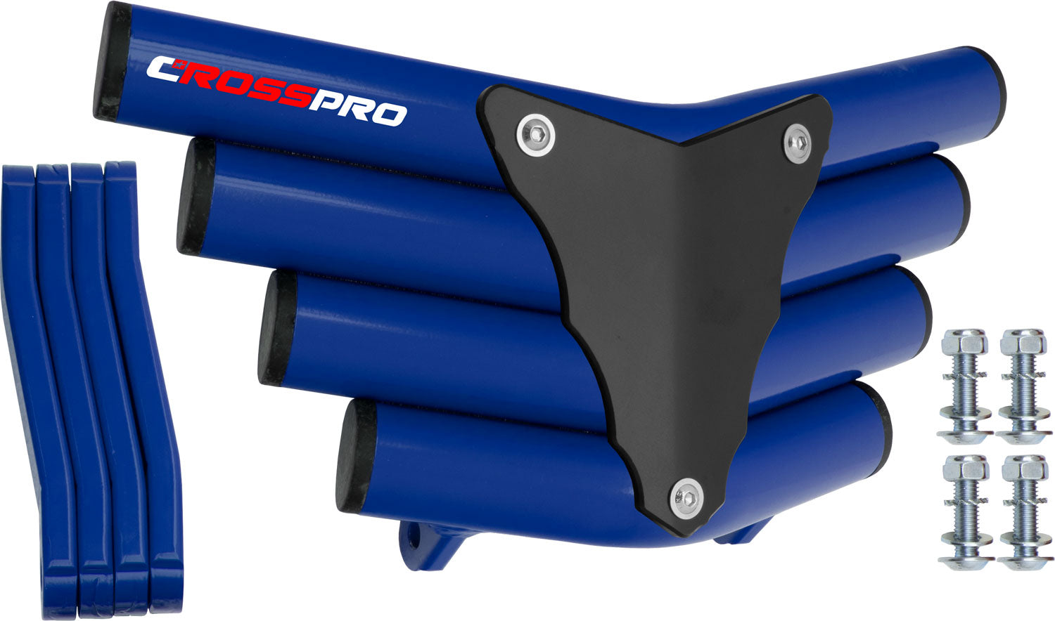 Crosspro - Front Bumper Corot For Yamaha YFZ 350 Banshee-Blue Tube / Black Plate