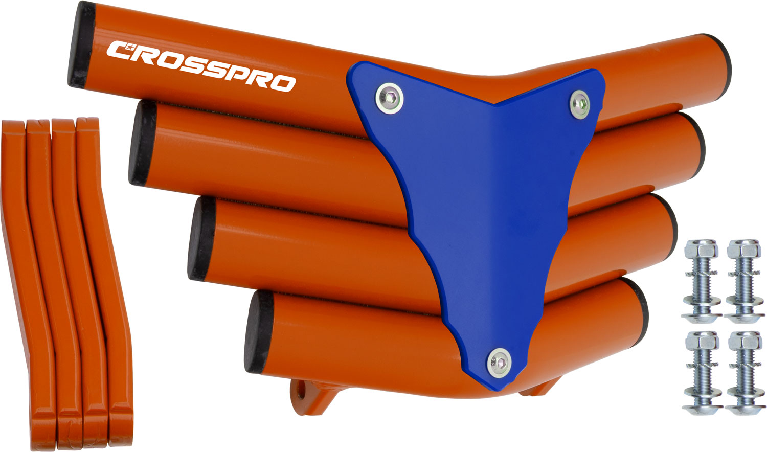 Crosspro - Front Bumper Corot For Access SP 450-Orange Tube / Blue Plate