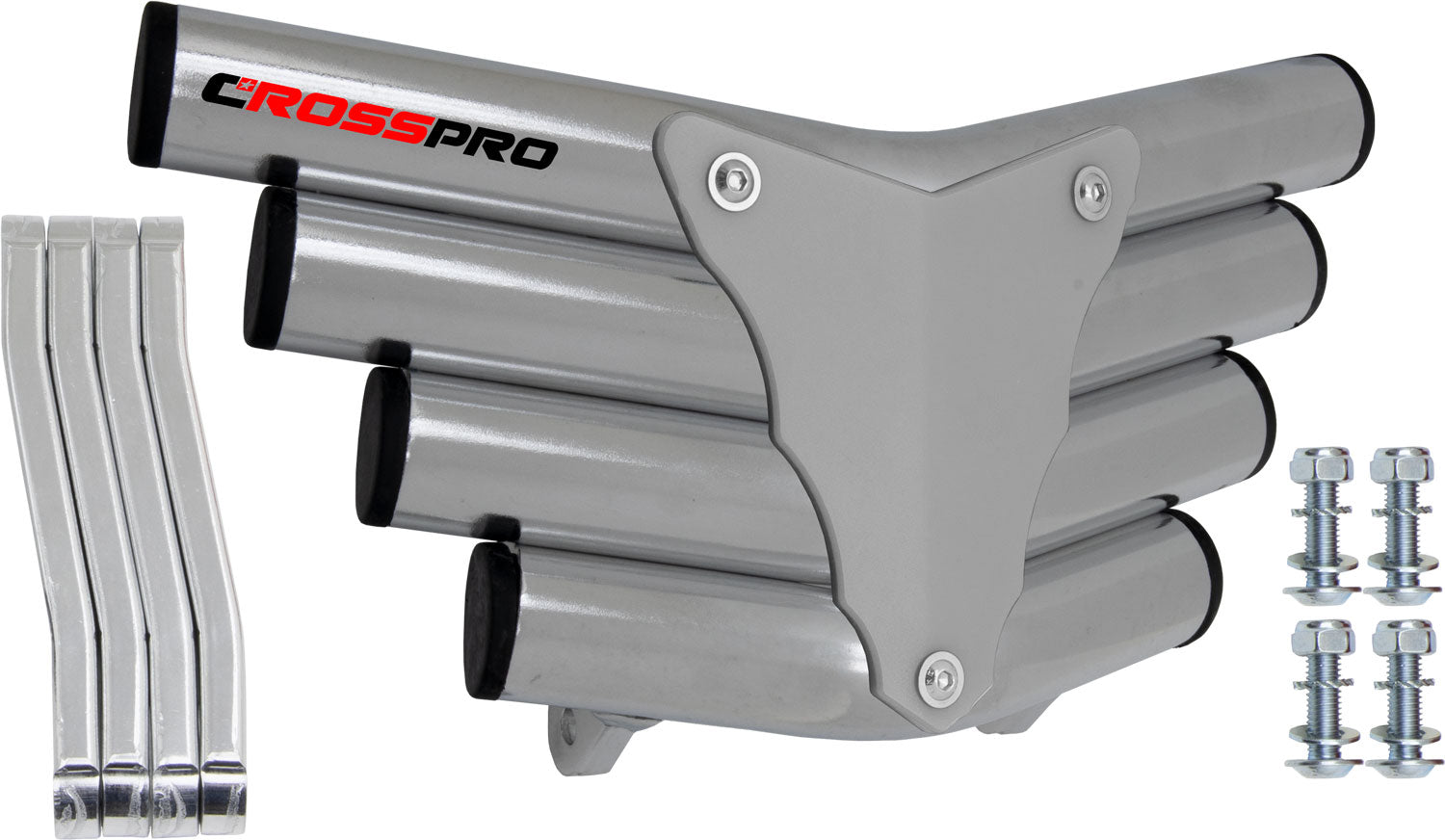 Crosspro - Front Bumper Corot For Honda TRX 250-Polish Tubo / White Plate
