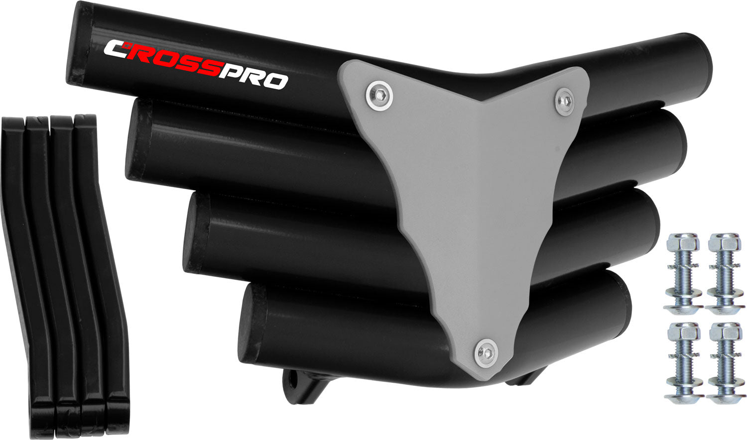 Crosspro - Front Bumper Corot For Yamaha YFZ 350 Banshee-Black Tube / White Plate