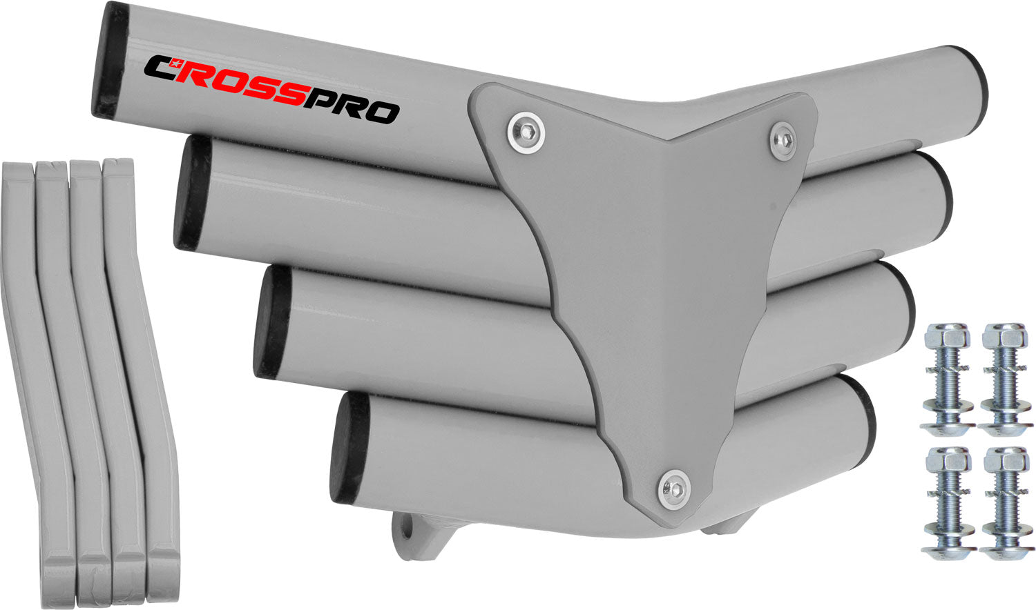 Crosspro - Front Bumper Corot For Can Am (BRP) DS 250-White Tube / White Plate