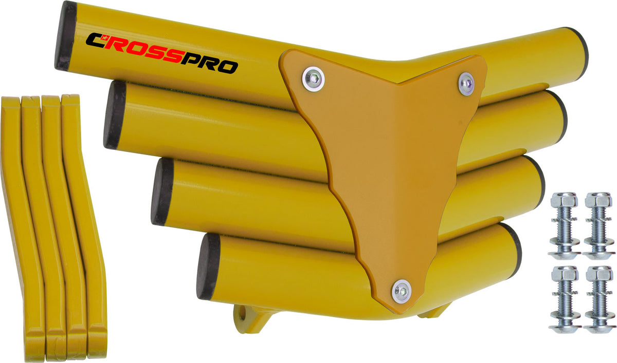 Crosspro - Front Bumper Corot For Access SP 450-Yellow Tube / Yellow Plate