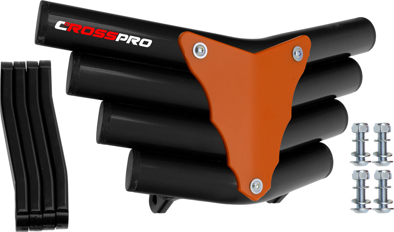 Crosspro - Front Bumper Corot For SMC Ram 520-Black Tube / Orange Plate