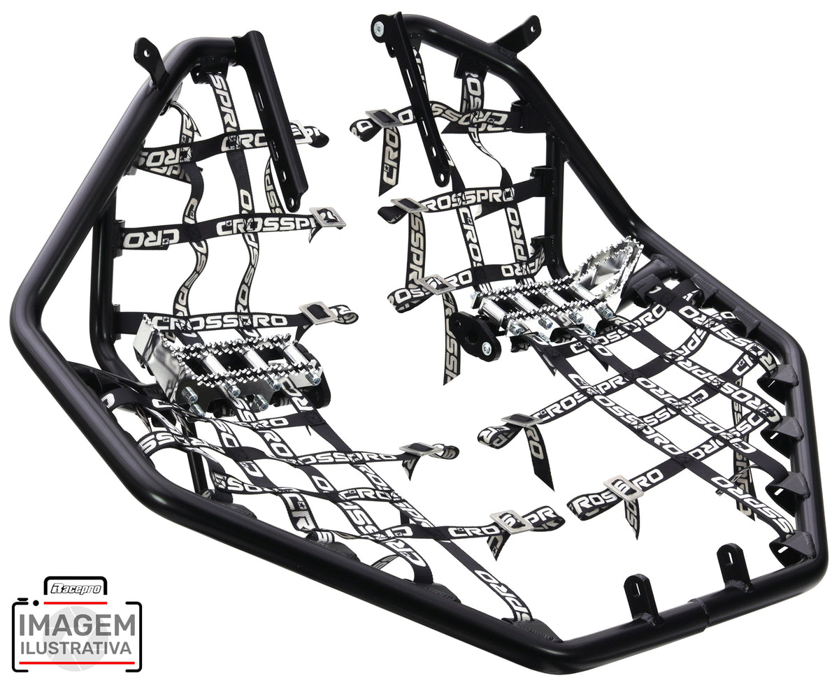 Crosspro - Nerf Bar Hard Racing For Yamaha YFZ 450R-Black