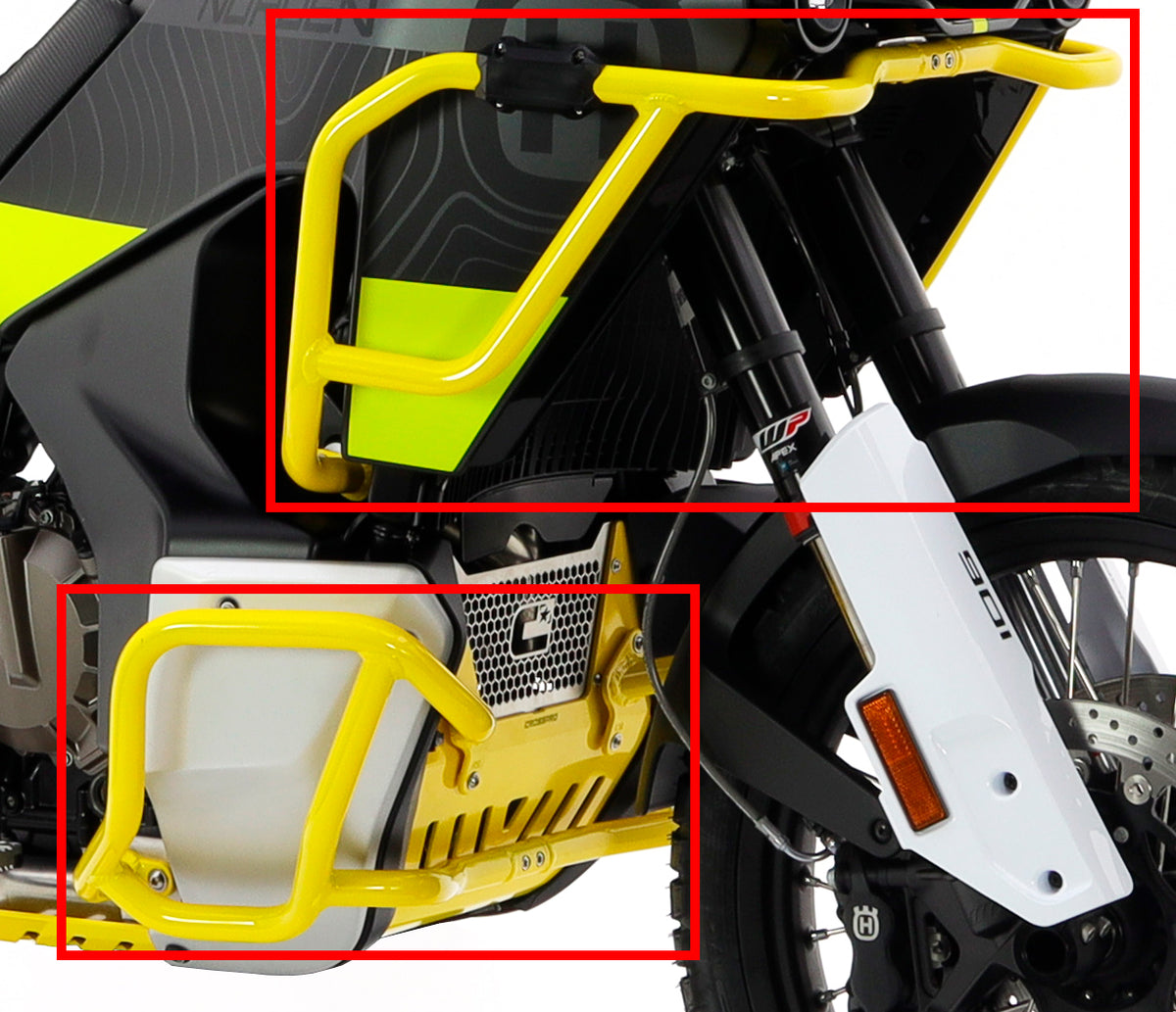 Crosspro - Aluminum Trail Upper&Lower Crash Bar For Husqvarna Norden 901 2022