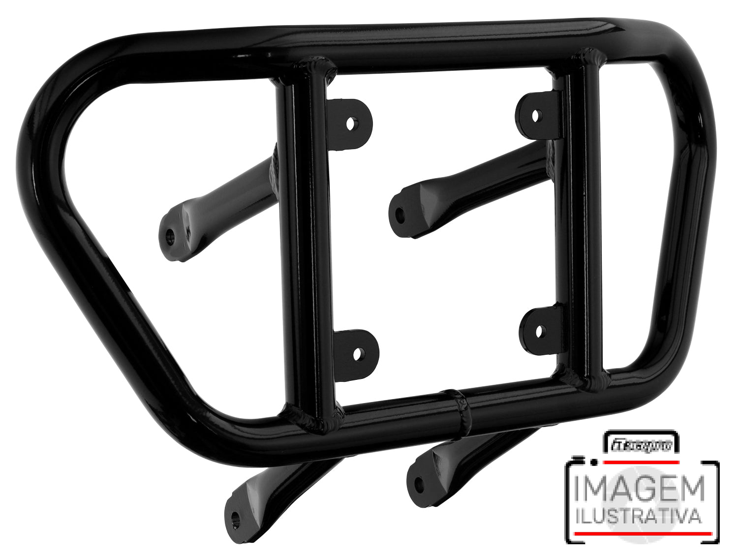 Crosspro - Tube for Front Bumper CR02 For Kawasaki KFX 450R-Black Tube