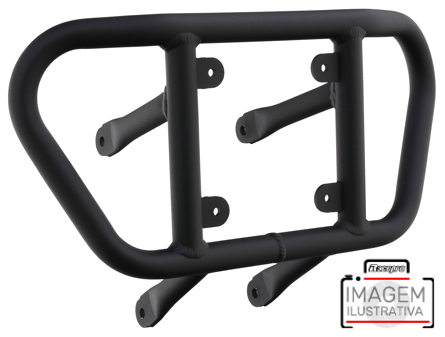 Crosspro - Tube for Front Bumper CR02 For Yamaha YFM 660 Raptor-Textured Black Tube