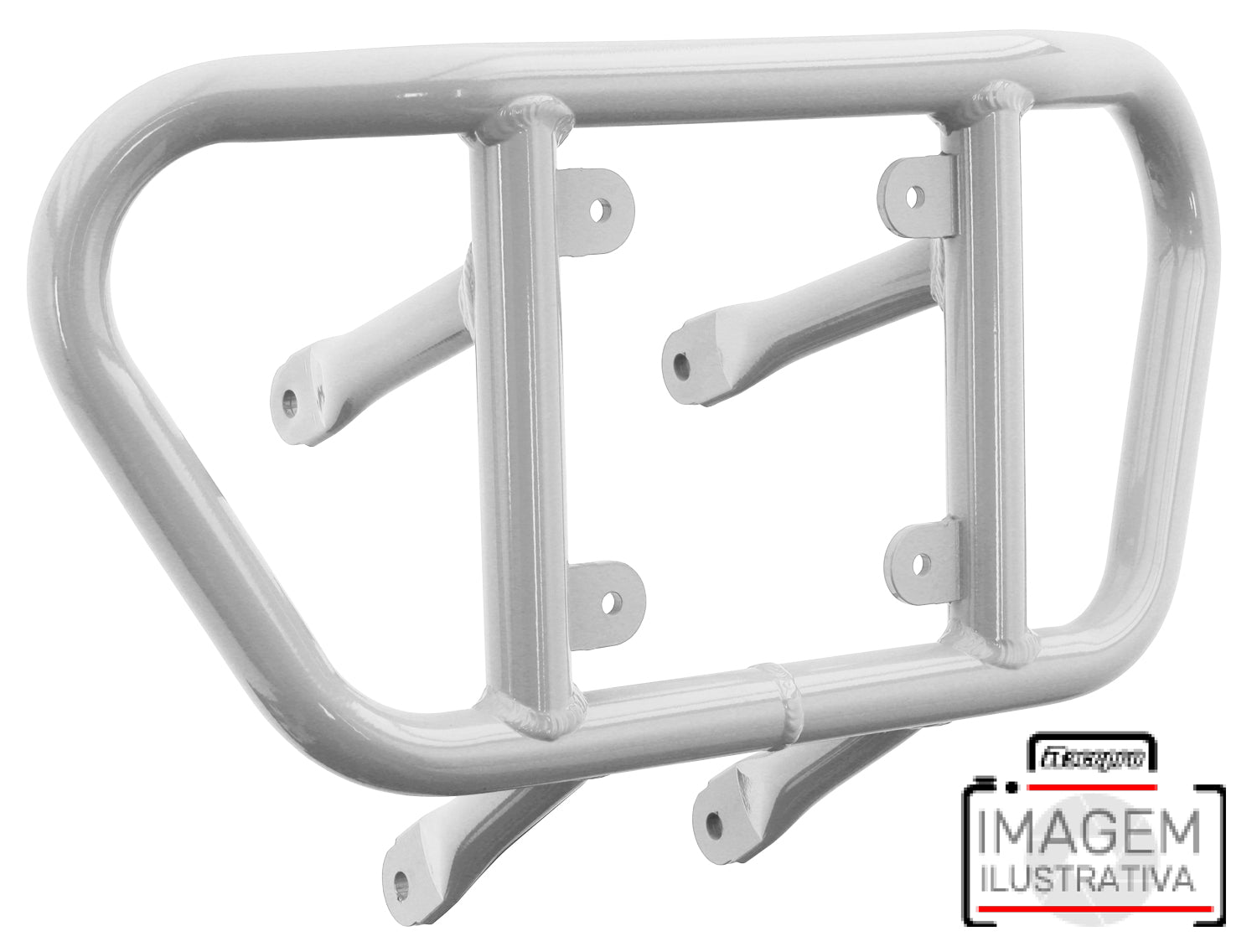 Crosspro - Tube for Front Bumper CR02 For Kawasaki KFX 450R-White Tube