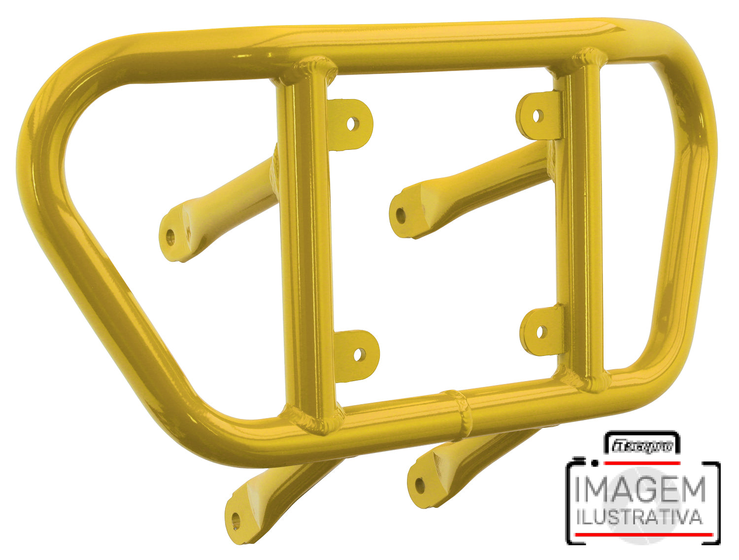 Crosspro - Tube for Front Bumper CR02 For Yamaha YFZ 450-Yellow Tube