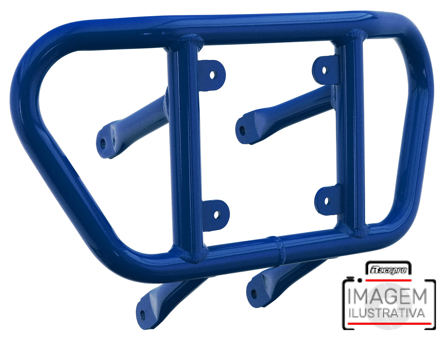 Crosspro - Tube for Front Bumper CR02 For Yamaha YFM 700 Raptor-Blue Tube