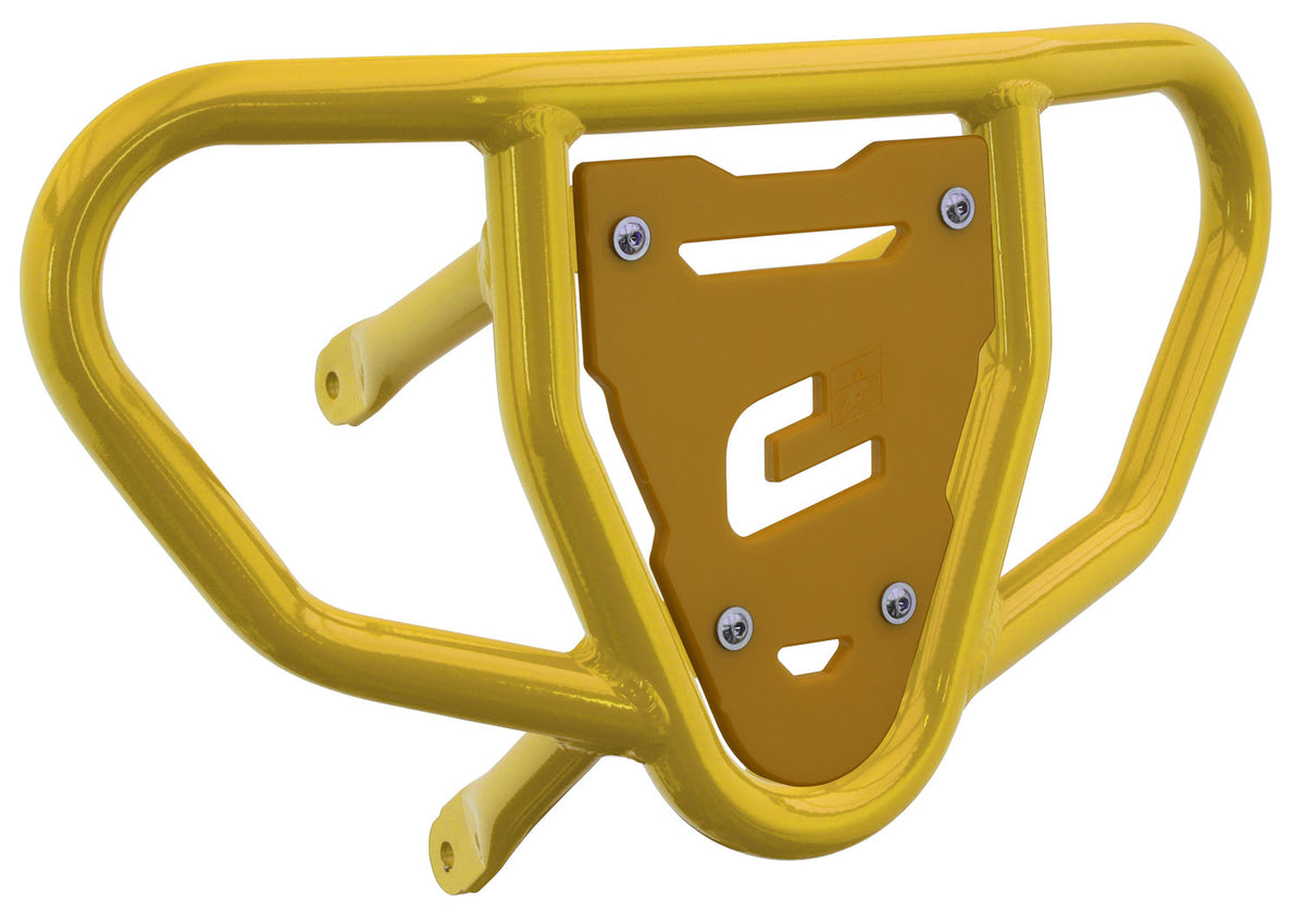 Crosspro - Front Bumper CR03 For Suzuki LT-R 450-Yellow Tube / Yellow Plate