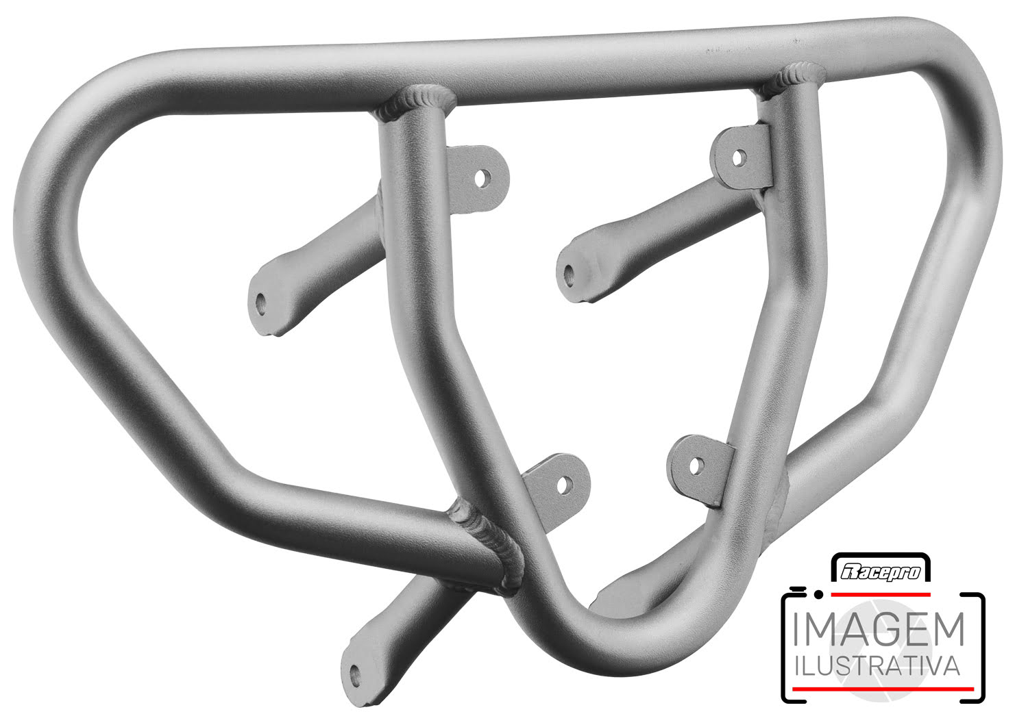 Crosspro - Tube for Front Bumper CR03 For Yamaha YFZ 450-Ice Polish Tube