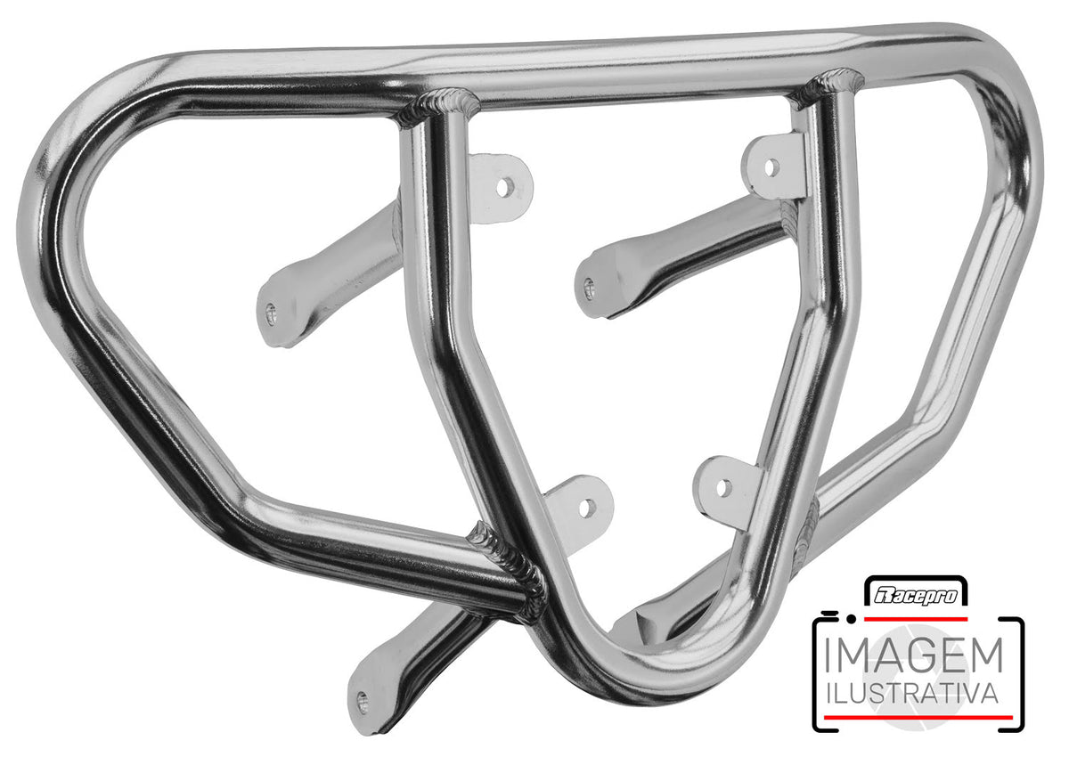 Crosspro - Tube for Front Bumper CR03 For Kawasaki KFX 450R-Polish Tubo