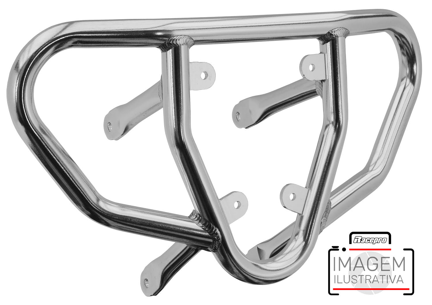 Crosspro - Tube for Front Bumper CR03 For Yamaha YFZ 450-Polish Tubo