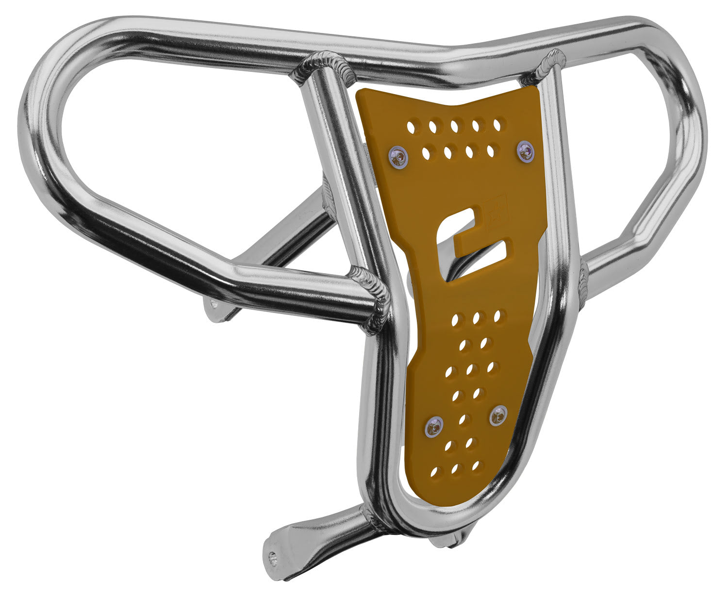 Crosspro - Front Bumper CR04 For Suzuki LT-R 450-Polish Tubo / Yellow Plate