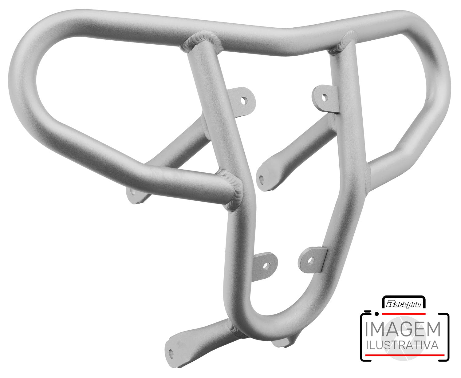 Crosspro - Tube for Front Bumper CR04 For Yamaha YFM 700 Raptor-Ice Polish Tube