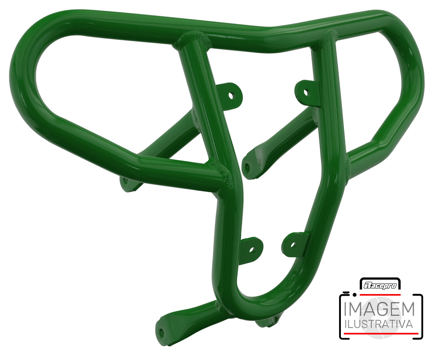 Crosspro - Tube for Front Bumper CR04 For Yamaha YFM 700 Raptor-Green Tube