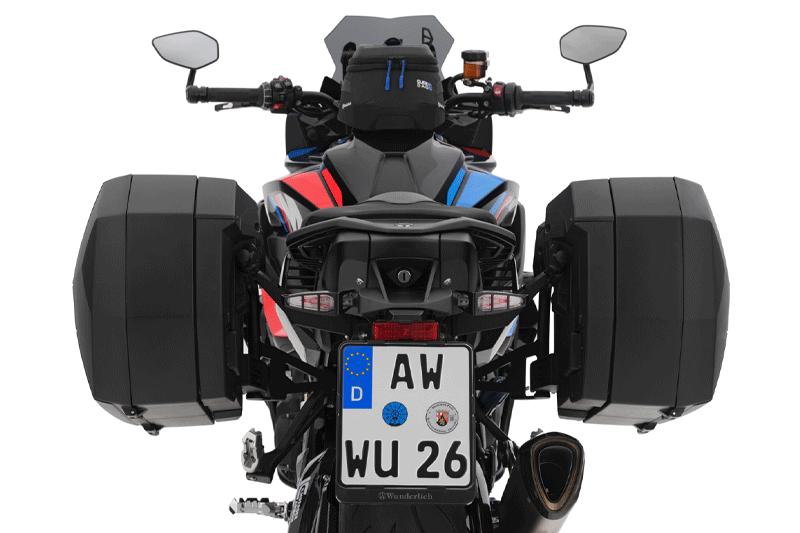 Wunderlich X-CASE vario pannier luggage system with X-RACK light for M 1000 XR-30184-100