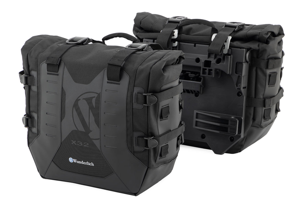 Wunderlich luggage system: X-BAG side bags with X-RACK light M 1000 XR-30184-202