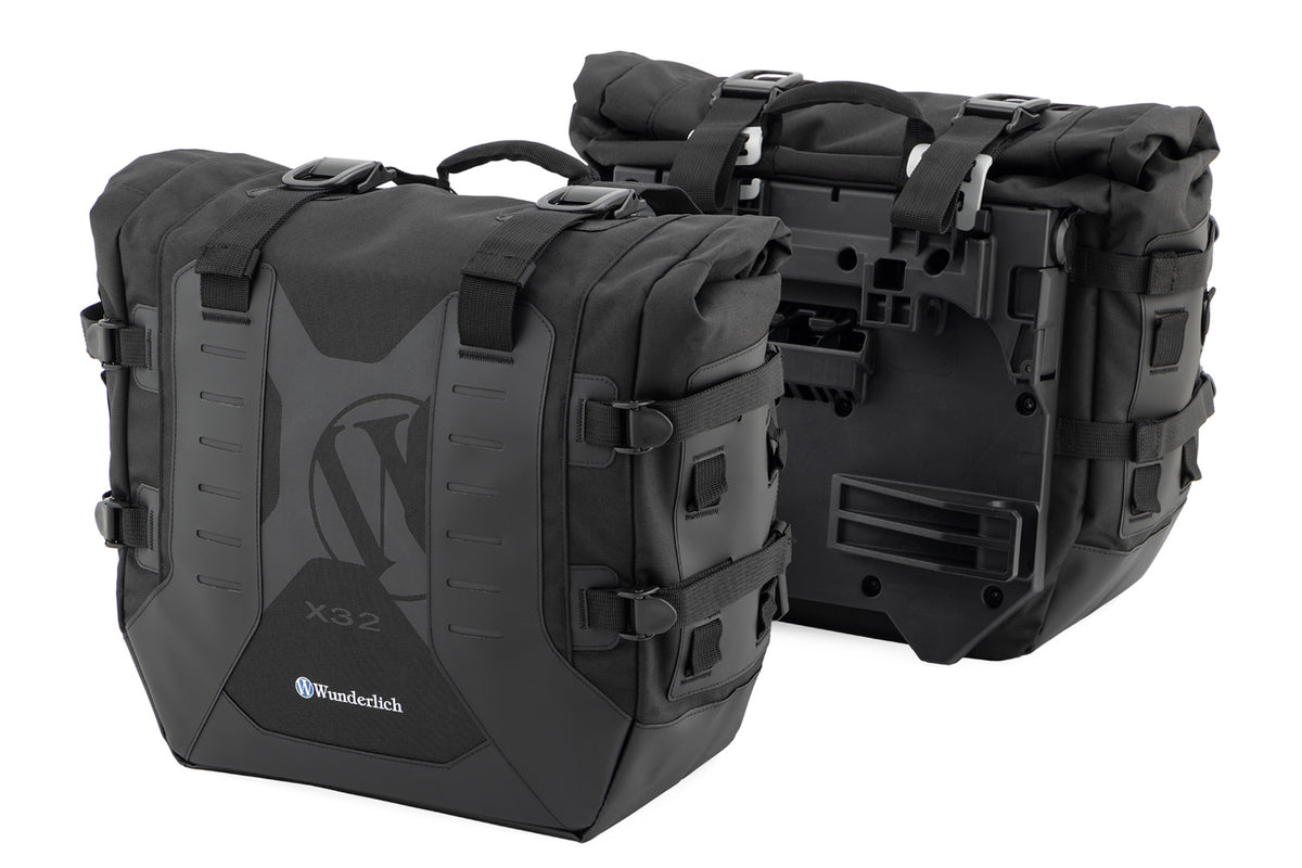 Wunderlich luggage system: X-BAG side bags with X-RACK light M 1000 XR-30184-202
