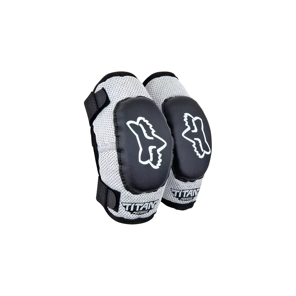 Fox Racing - Pee Wee Titan Elbow Guard M/L RNTL-Black/Silver (30228-464)