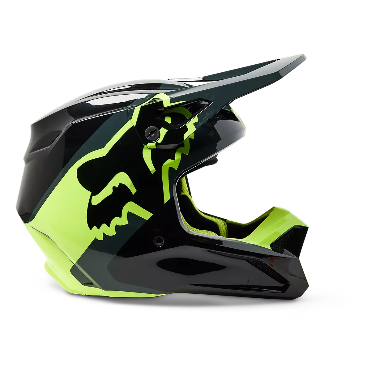 Fox Racing - V1 Xpozr Helmet Dot/Ece Youth-Black/Grey (30264-014)