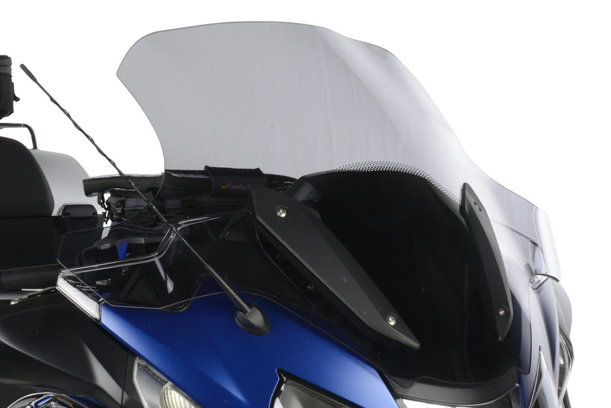 Wunderlich Touring Screen  R 1200/1250 RT LC smoked grey.A luxury touring screen for Tourers.Optimal relief of head,upper body and shoulders