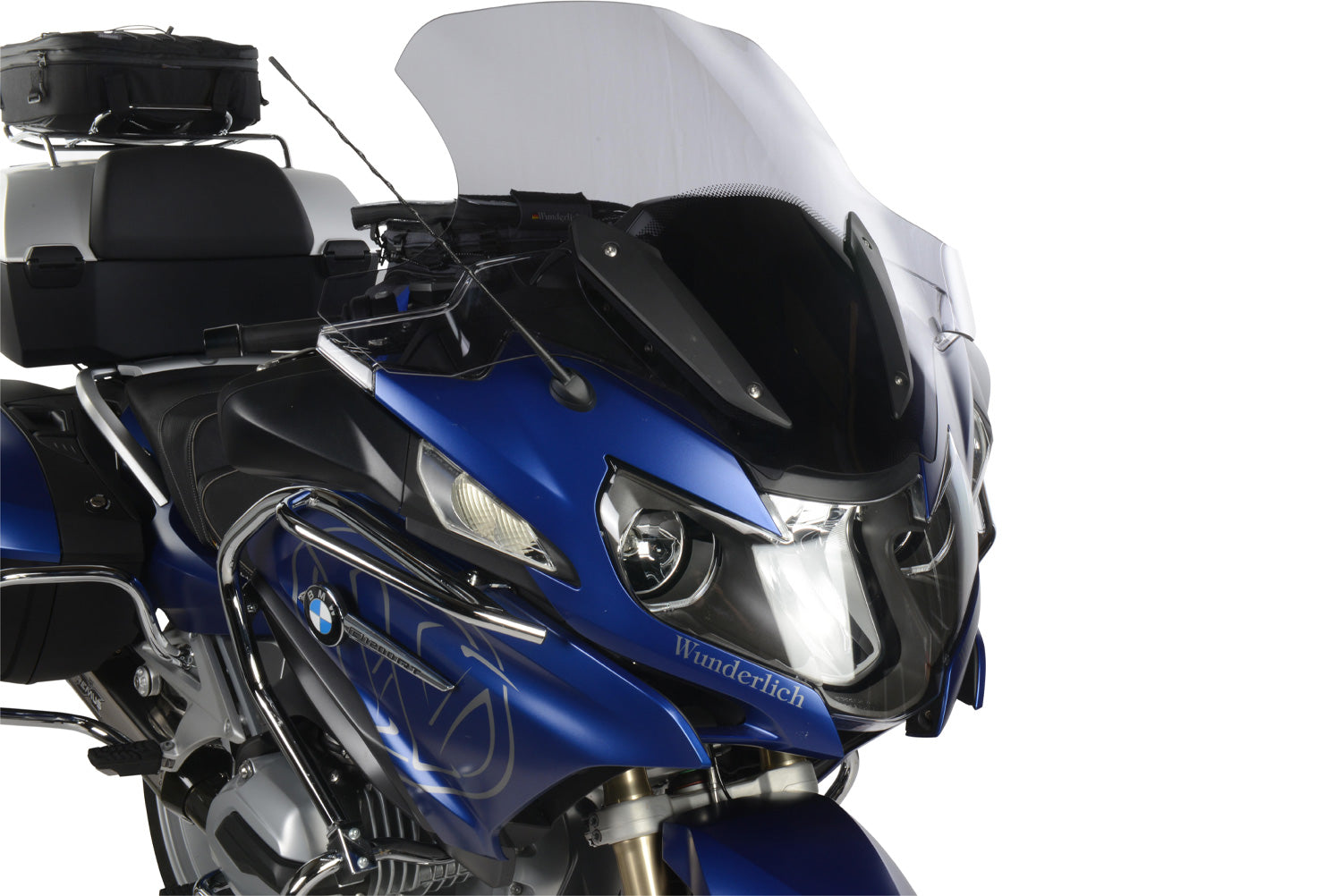 Wunderlich Touring Screen  R 1200/1250 RT LC smoked grey.A luxury touring screen for Tourers.Optimal relief of head,upper body and shoulders