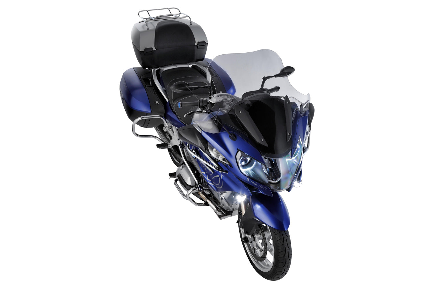 Wunderlich Touring Screen  R 1200/1250 RT LC smoked grey.A luxury touring screen for Tourers.Optimal relief of head,upper body and shoulders