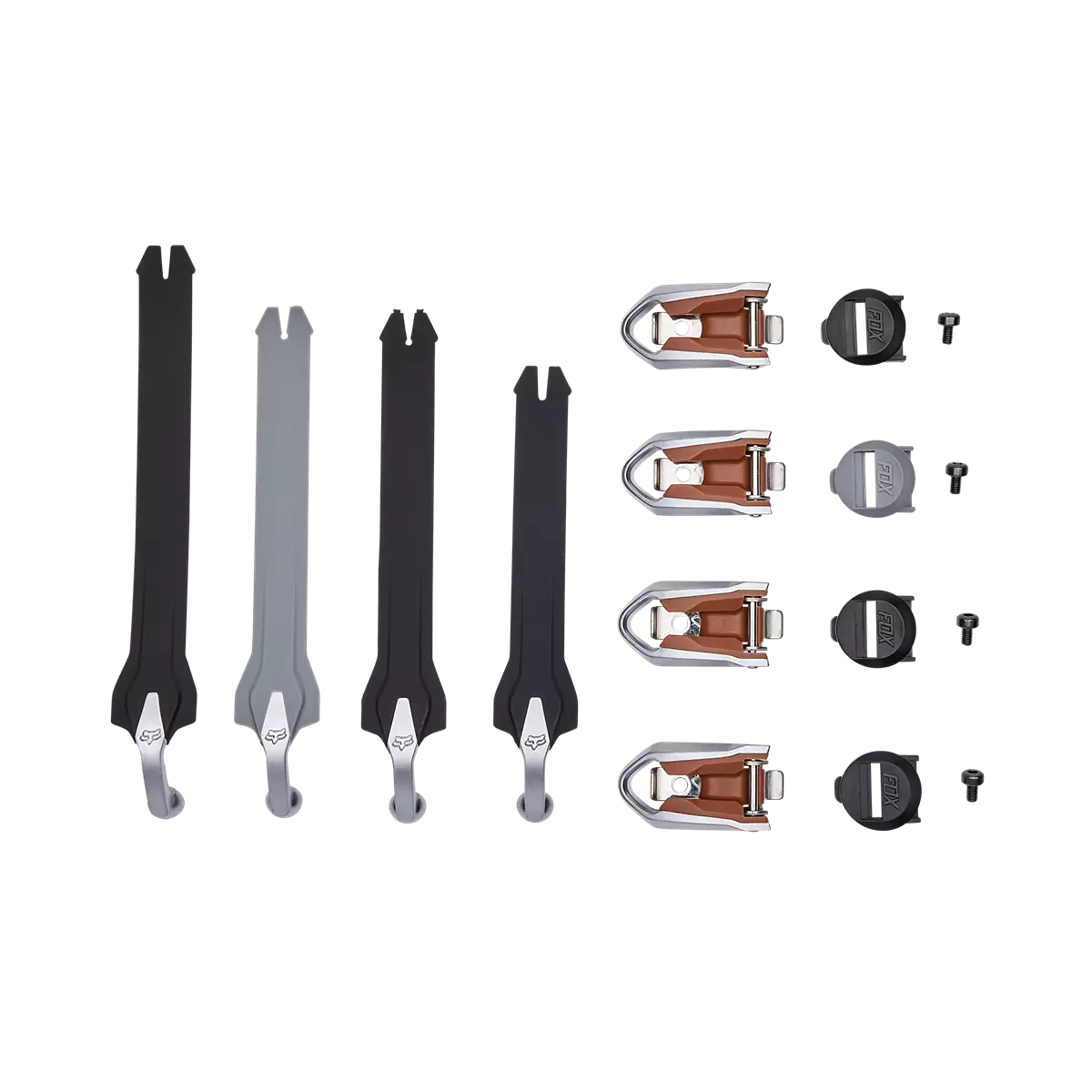 Fox Racing - 22 Instinct Strap Kit-Black/Grey (30370-014)