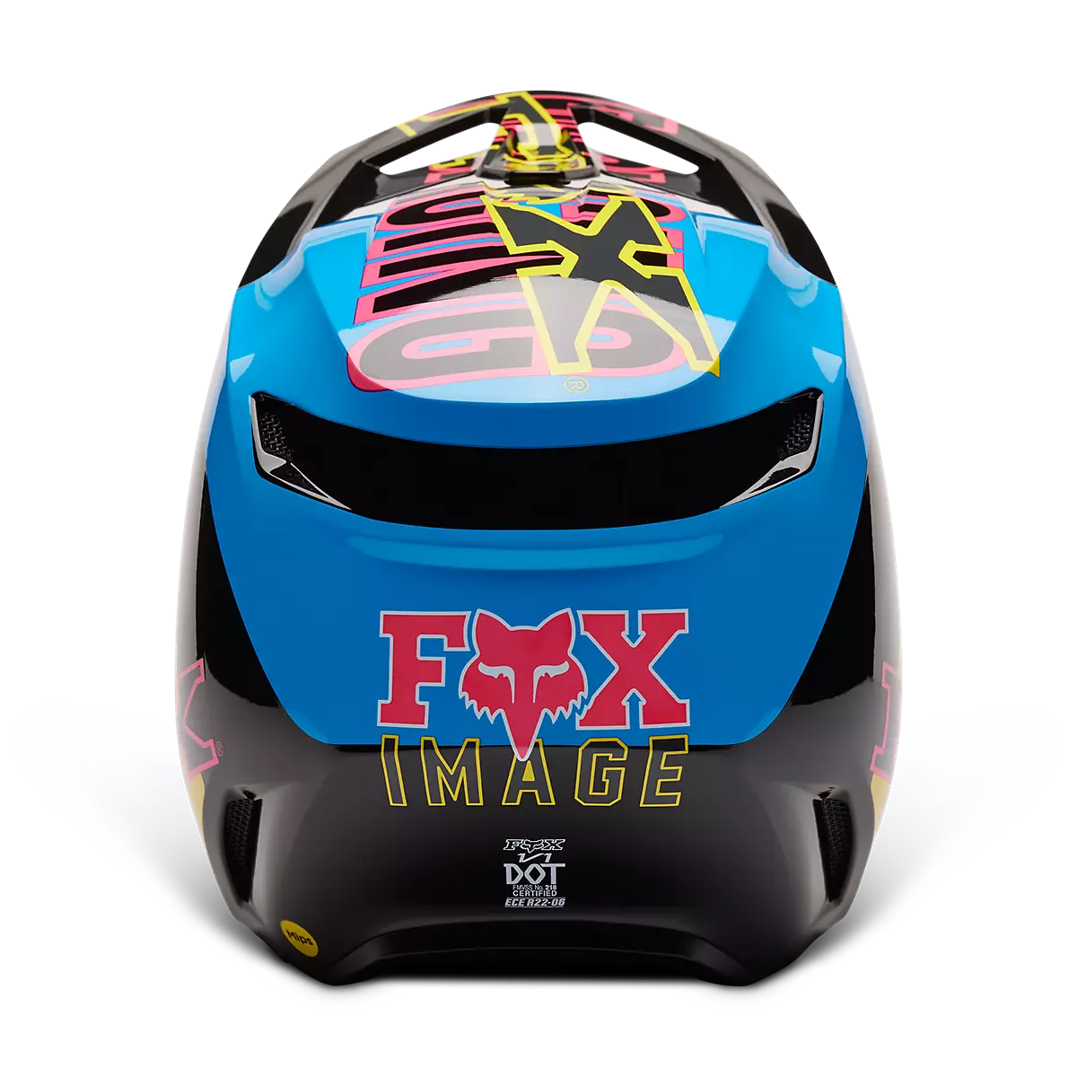Fox Racing - V1 Barbed Wire Se-Black/Blue (30435-013)