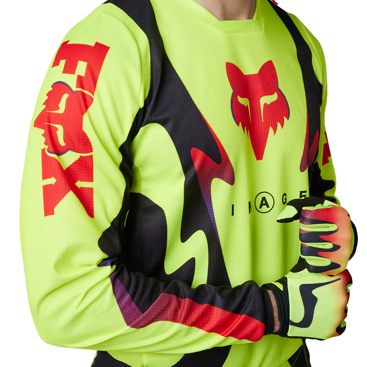 Fox Racing - 180 Kozmik Jersey-Flo Yellow (30449-130)