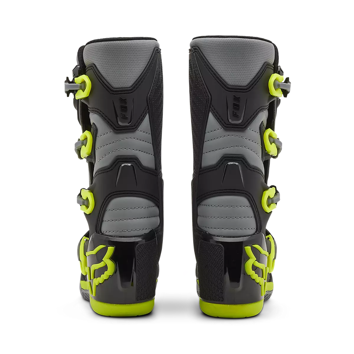 Fox Racing - Comp Boot Youth-Grey/Yellow (30471-086)
