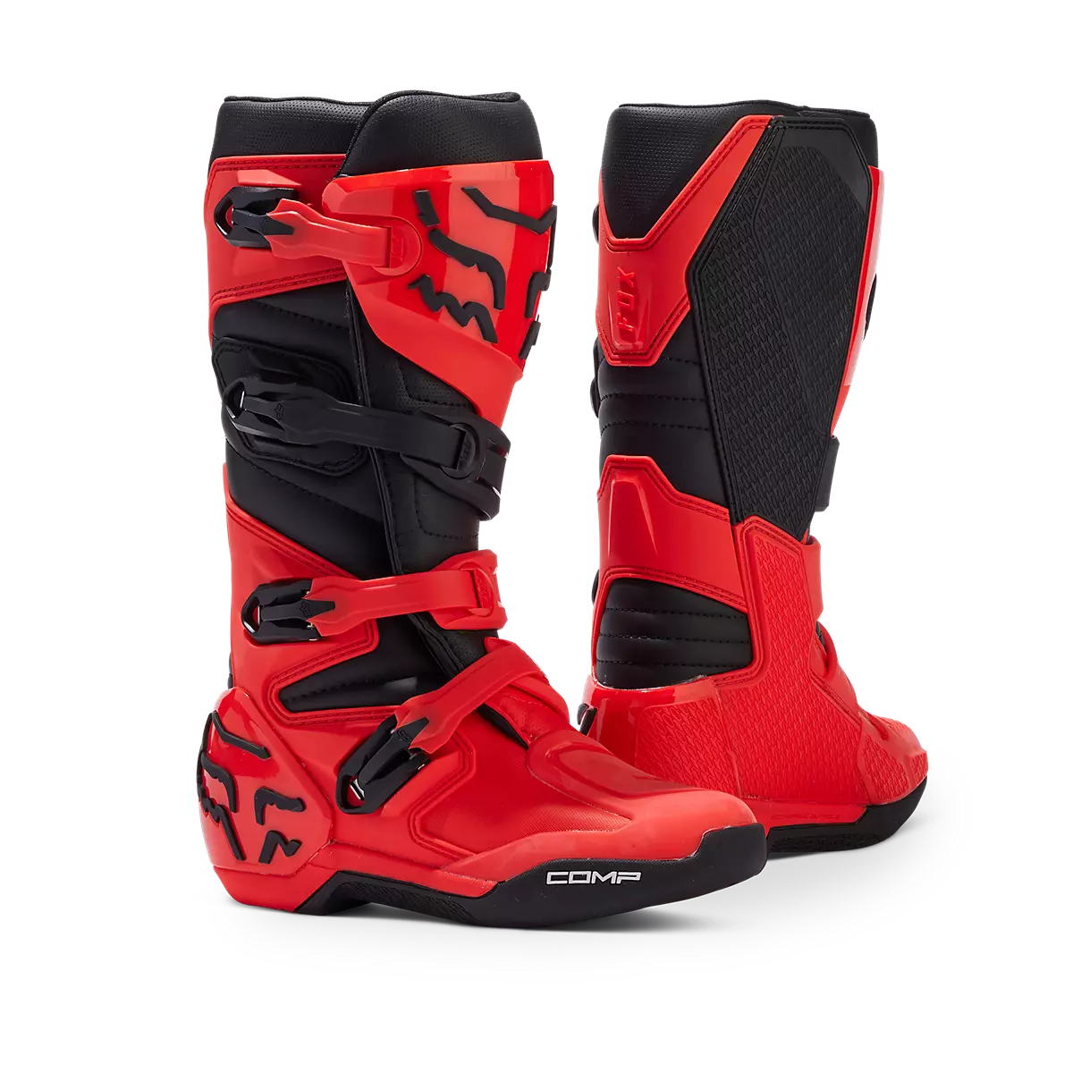 Fox Racing - Comp Boot Youth-Flo Red (30471-110)