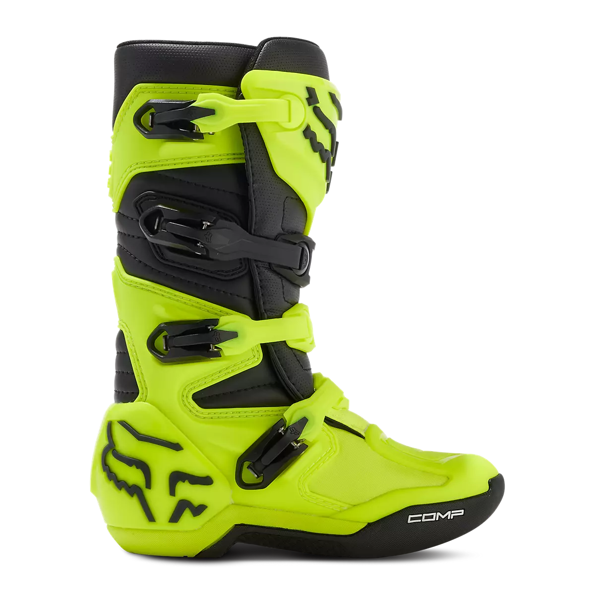 Fox Racing - Comp Boot Youth-Flo Yellow (30471-130)
