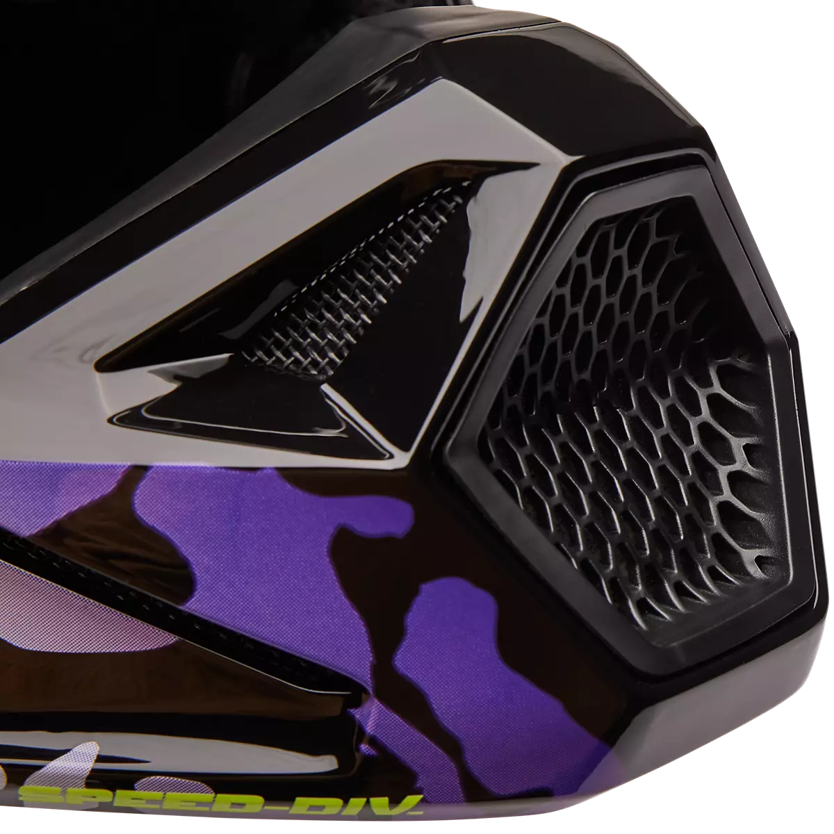 Fox Racing - YTH V1 Morphic Helmet-Black/White (30483-018)