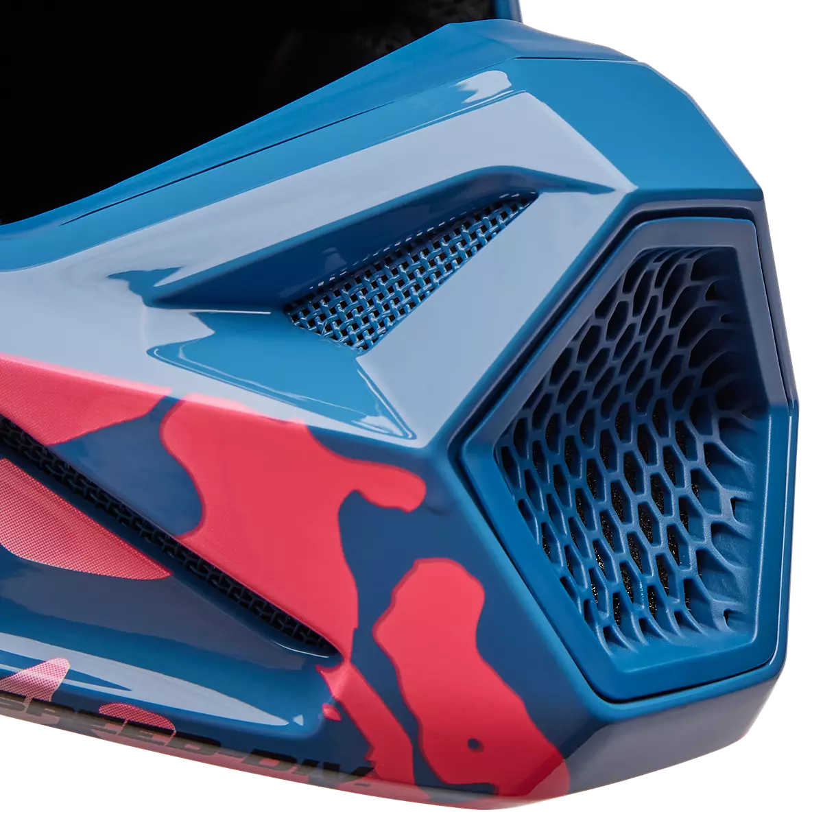 Fox Racing - YTH V1 Morphic Helmet-Blueberry (30483-430)