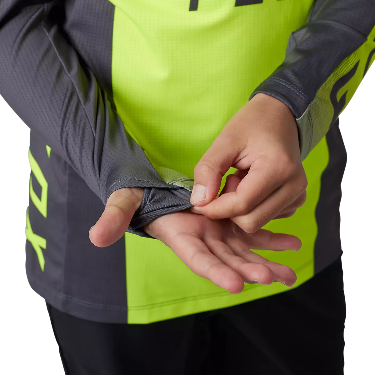Fox Racing - Youth Ranger Drive Krux SXS Jersey-Flo Yellow (30489-130)
