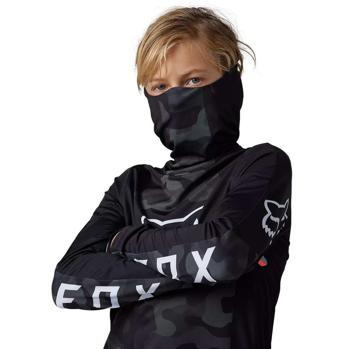 Fox Racing - Youth Ranger Drive Krux SXS Jersey-Black Camo (30489-247)