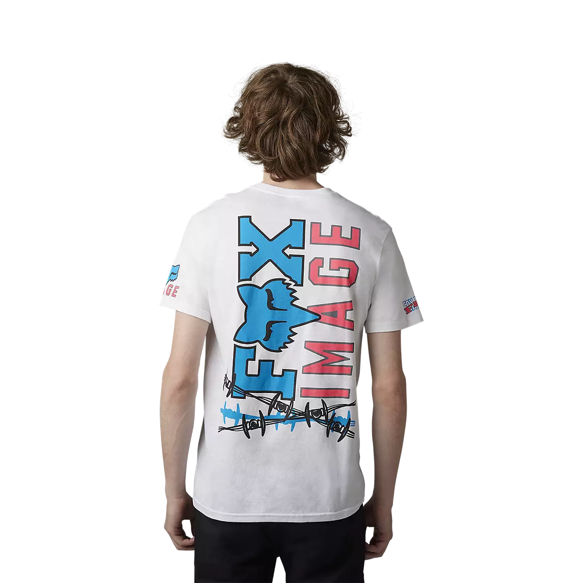 Fox Racing - Barb Wire Short Sleeve Premium Tee-Optic White (30524-190)