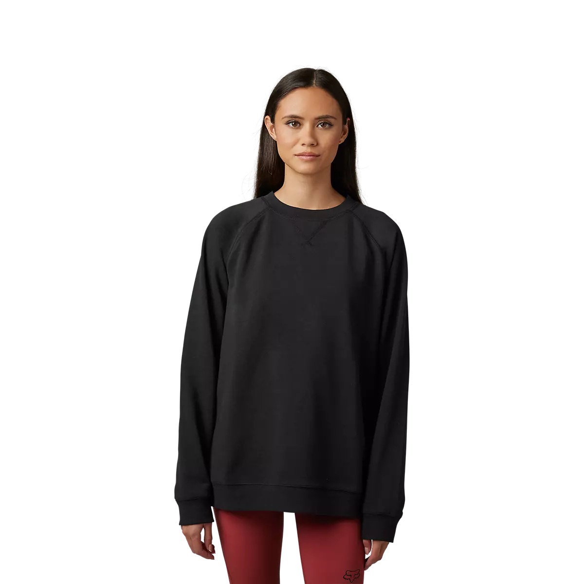 Fox Racing - Womens Level Up Crew Sweater-Black (30543-001)