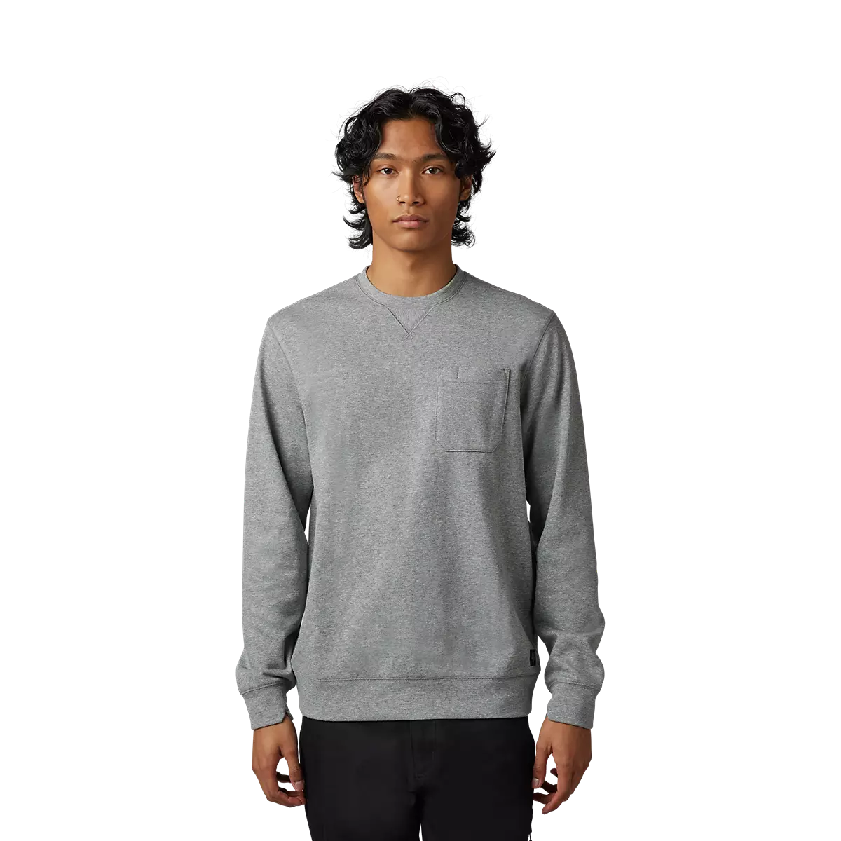 Fox Racing - Level Up Long Sleeve Pkt Tee-Heather Graphite (30550-185)