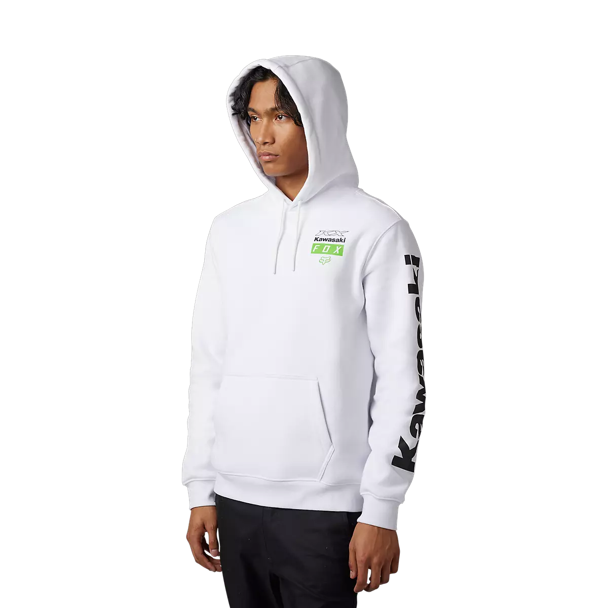 Fox Racing - Fox X Kawasaki Pullover Hoodie-White (30573-008)