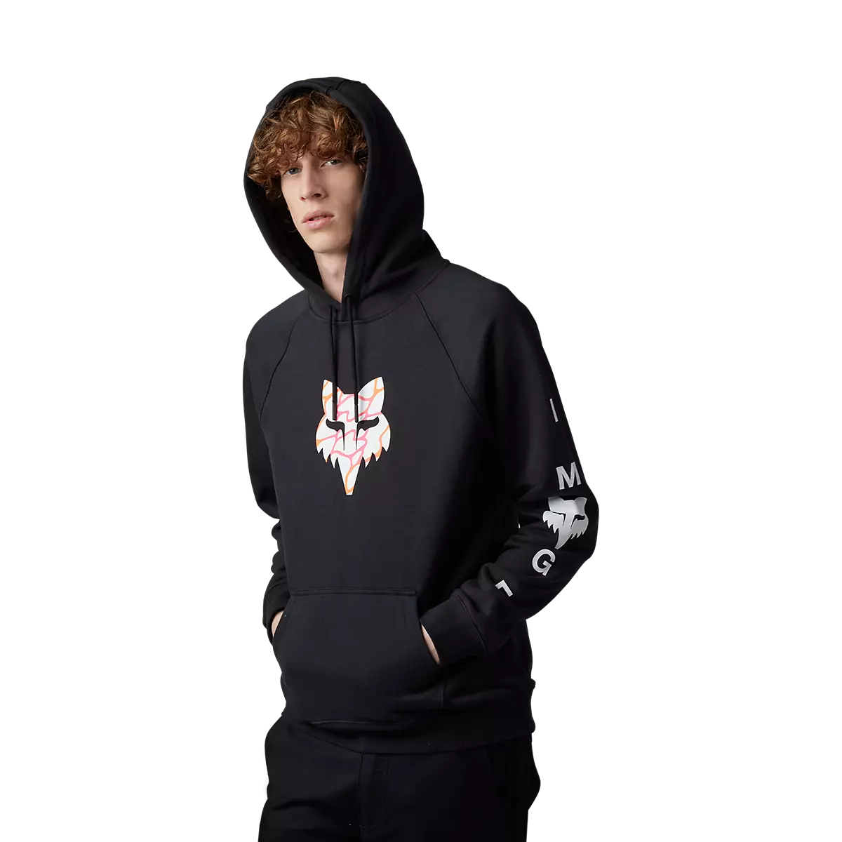 Fox Racing - Ryvr Raglan Pullover Hoodie-Black (30577-001)