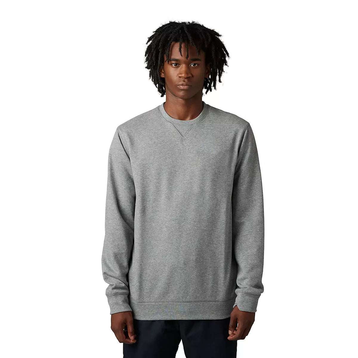 Fox Racing - Level Up Crew Sweatshirt-Heather Graphite (30585-185)