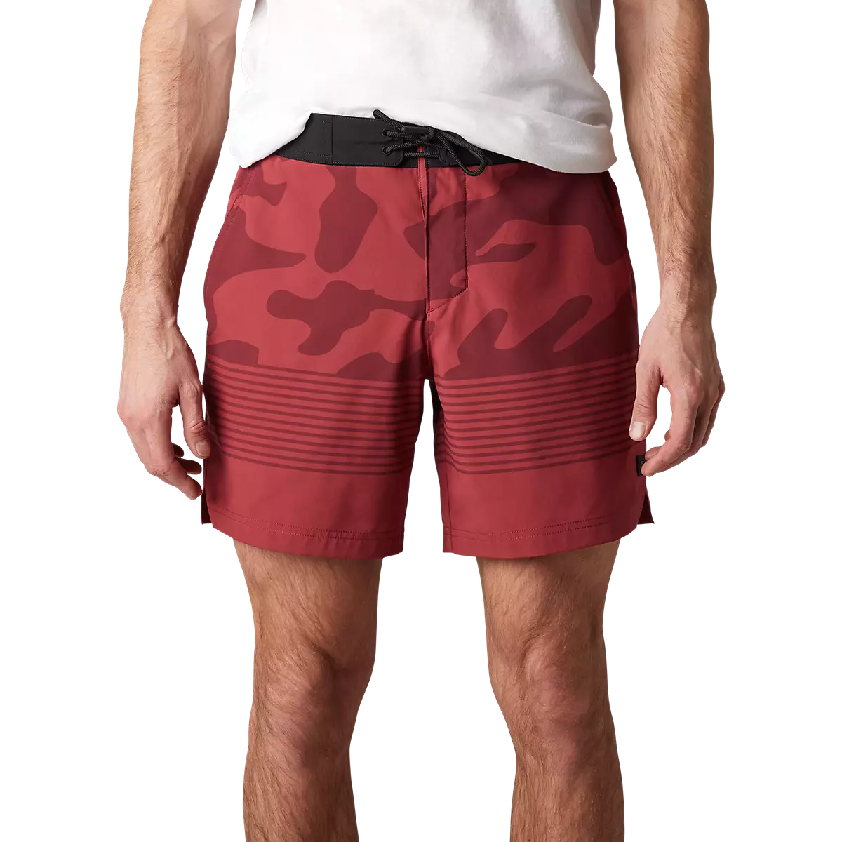 Fox Racing Vzns Camo Hybrid Shorts M Scarlet